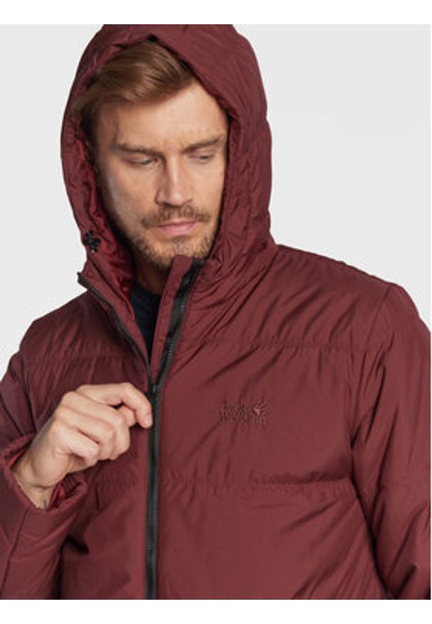 Jack Wolfskin Kurtka przejściowa North York 1206381 Bordowy Regular Fit. Kolor: czerwony. Materiał: syntetyk