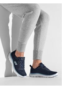 skechers - Skechers Sneakersy Brilliant View 149303/NVBL Granatowy. Kolor: niebieski. Materiał: materiał #5