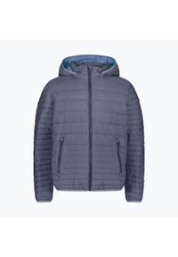 Kurtka puchowa męska CMP. Kolor: niebieski. Materiał: puch. Sport: turystyka piesza #1