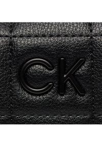 Calvin Klein Torebka Ck Square Quilt K60K612331 Czarny. Kolor: czarny. Materiał: skórzane