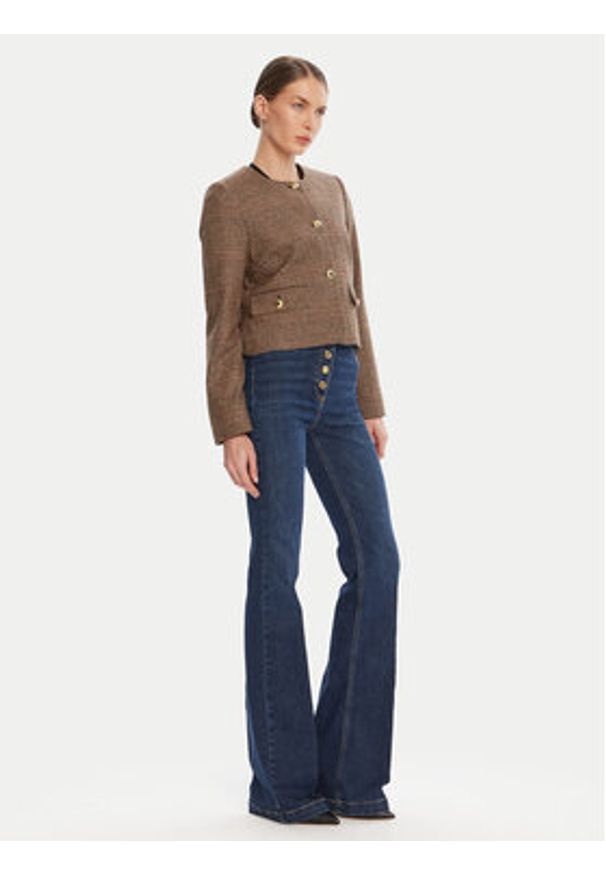 Barbour Marynarka LTA0126BR51 Brązowy Regular Fit. Kolor: brązowy. Materiał: wełna
