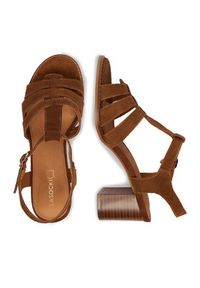 Lasocki Sandały CEO-25F531-4 Brązowy. Kolor: brązowy. Materiał: zamsz, skóra #7