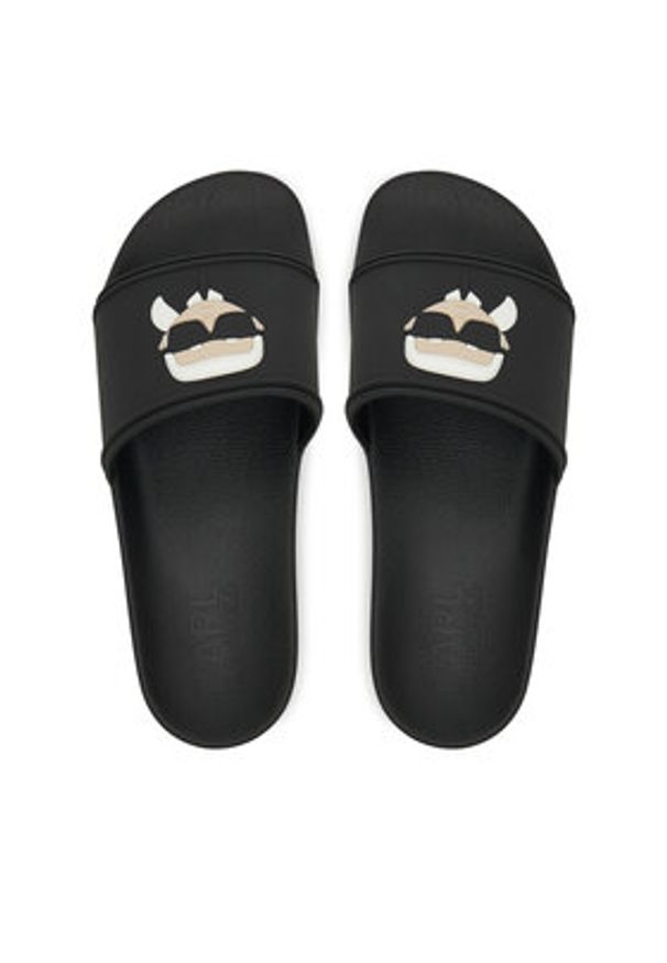 Karl Lagerfeld - KARL LAGERFELD Klapki Kondo KL70005A Czarny. Kolor: czarny