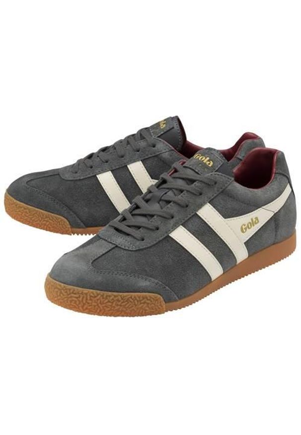 Buty do chodzenia męskie Gola Harrier. Kolor: wielokolorowy. Materiał: zamsz, materiał. Szerokość cholewki: normalna. Sport: turystyka piesza