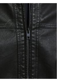 Jack & Jones Kurtka z imitacji skóry 12182461 Czarny Regular Fit. Kolor: czarny. Materiał: skóra #4