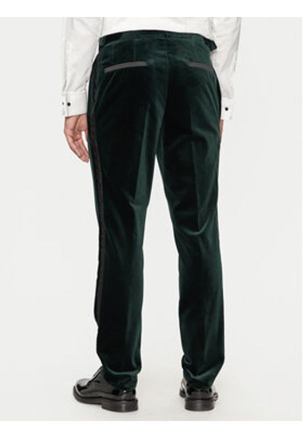 Hugo Spodnie materiałowe Getlin242E1X 50524910 Zielony Slim Fit. Kolor: zielony. Materiał: bawełna