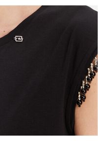 Liu Jo Bluzka WA5158 J5003 Czarny Regular Fit. Kolor: czarny. Materiał: bawełna #5