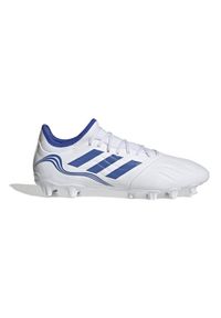 Adidas - Buty piłkarskie adidas Copa Sense.3 Mg M GW3549 białe białe. Zapięcie: sznurówki. Kolor: biały. Materiał: skóra, guma. Sport: piłka nożna