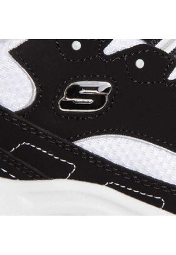 skechers - Skechers Sneakersy D'lites 52675/BKW Czarny. Kolor: czarny. Materiał: skóra, syntetyk