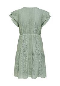 only - ONLY Sukienka letnia Helena 15303058 Zielony jasny Regular Fit. Kolor: zielony. Materiał: bawełna. Sezon: lato #4