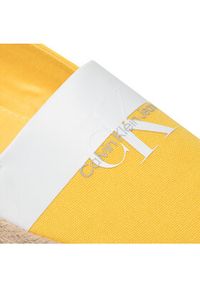 Calvin Klein Jeans Espadryle Espadrilles 1 YW0YW00576 Żółty. Kolor: żółty. Materiał: materiał #6