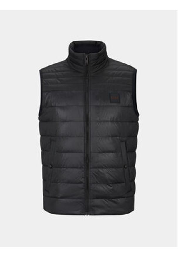 BOSS - Boss Kamizelka 50496725 Czarny Regular Fit. Kolor: czarny. Materiał: syntetyk