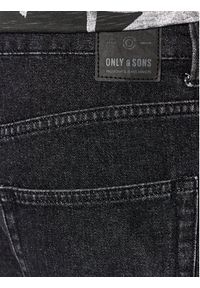Only & Sons Szorty jeansowe Avi 22023328 Czarny Regular Fit. Kolor: czarny. Materiał: jeans, bawełna #4