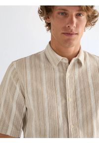 Wrangler - MESKA KOSZULA WRANGLER SS SHIRT BROWN WHITE 112378581 #3