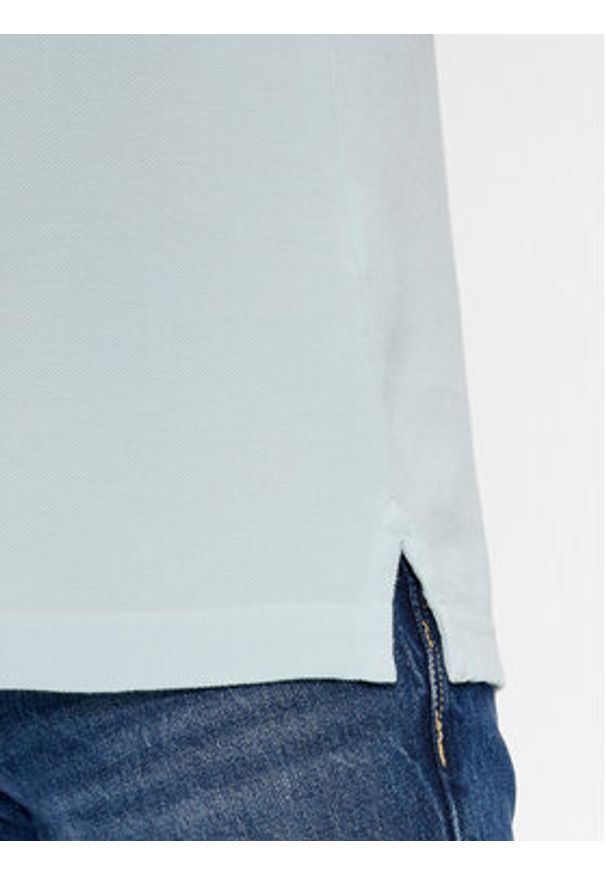 United Colors of Benetton - United Colors Of Benetton Polo 3089J3179 Niebieski Regular Fit. Typ kołnierza: polo. Kolor: niebieski. Materiał: bawełna