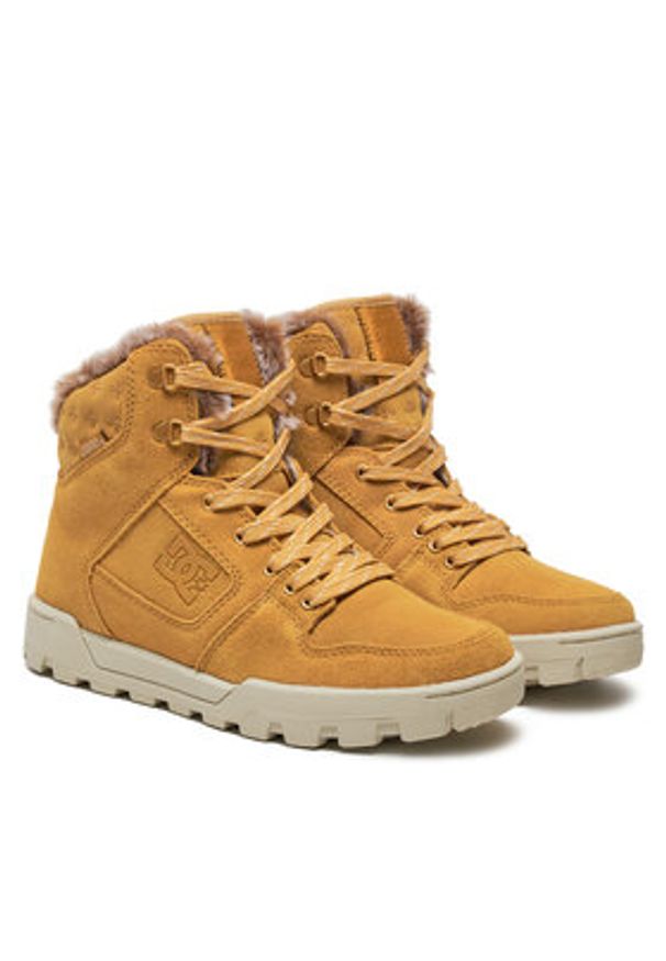 DC Shoes Trzewiki Manteca 4 Boot ADJB100012-WE9 Brązowy. Kolor: brązowy. Materiał: zamsz, skóra