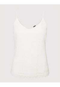 Vero Moda Top Honey 10190150 Biały Regular Fit. Kolor: biały. Materiał: bawełna #3