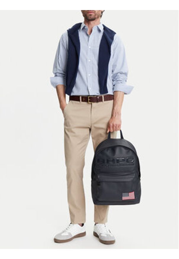 Beverly Hills Polo Club Plecak BHPC-H-001-08 Granatowy. Kolor: niebieski. Materiał: syntetyk, materiał