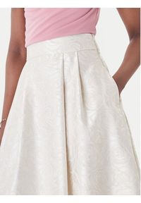 Rinascimento Spódnica trapezowa CFC0127694003 Écru Regular Fit. Materiał: syntetyk #4