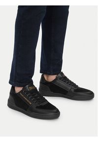 Versace Jeans Couture Sneakersy 79YA3SD4 ZPB39 Czarny. Kolor: czarny. Materiał: skóra, zamsz #6