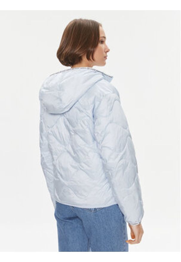 Tommy Jeans Kurtka przejściowa DW0DW17242 Błękitny Regular Fit. Kolor: niebieski. Materiał: syntetyk
