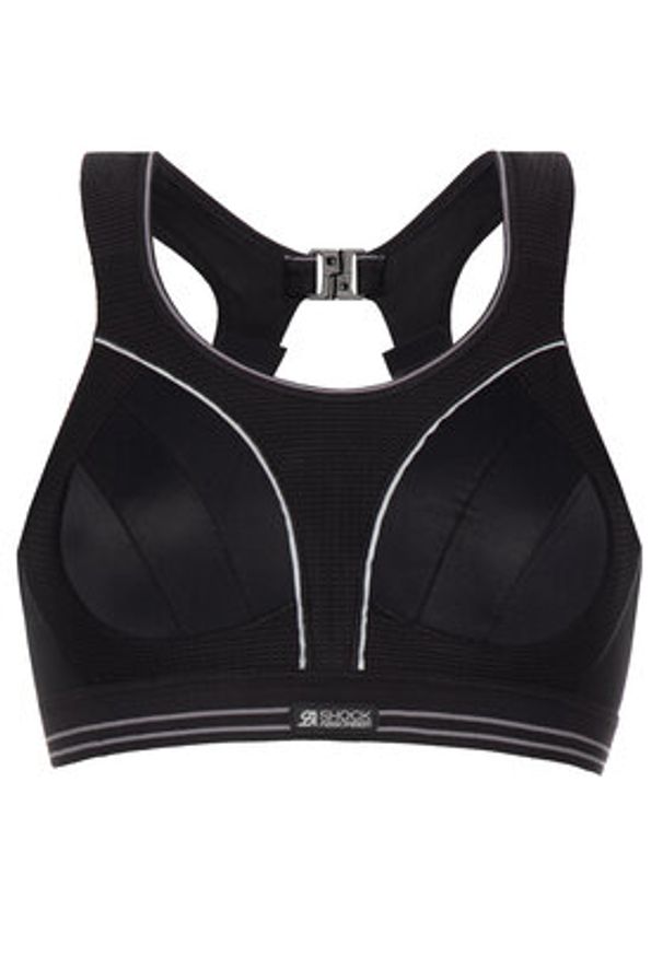 Shock Absorber Biustonosz top Ultimate Run U10046 Czarny. Kolor: czarny. Materiał: syntetyk. Sport: bieganie