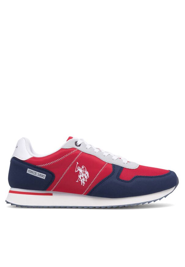 U.S. Polo Assn. Sneakersy ALTENA001A Czerwony. Kolor: czerwony. Materiał: materiał