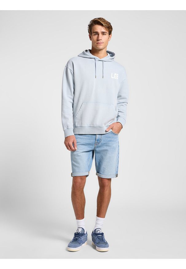 Lee - MESKA BLUZA LEE RELAXED GRAPHIC HOODIE CONCRETE GRA 112364071