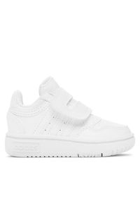 Adidas - adidas Sneakersy Hoops GW0442 Biały. Kolor: biały. Materiał: materiał
