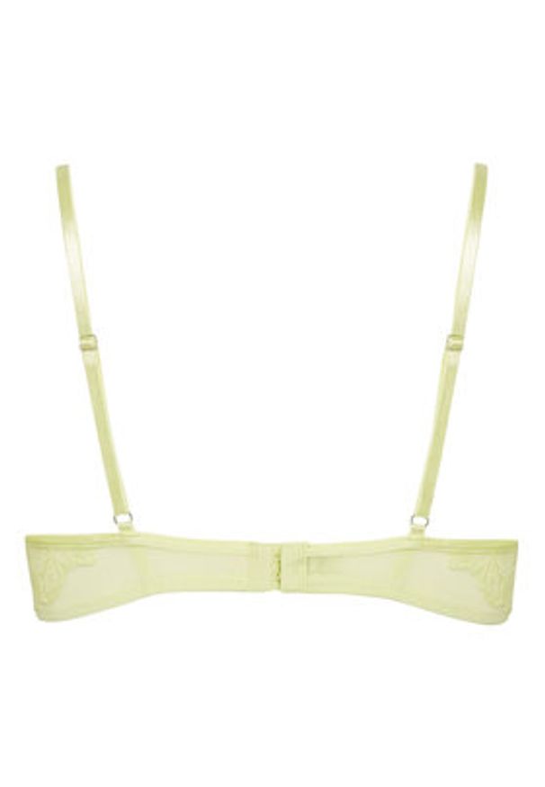 Hunkemöller Biustonosz z fiszbiną Ingrid 300996 Zielony. Kolor: zielony. Materiał: syntetyk