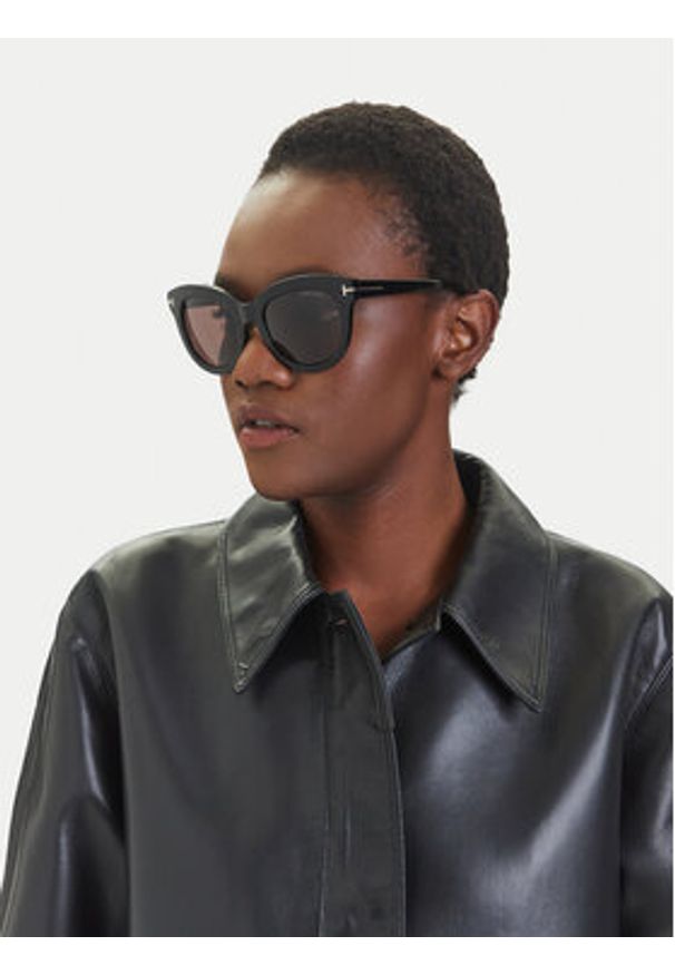 Tom Ford Okulary przeciwsłoneczne FT1189 01E Czarny. Kolor: czarny