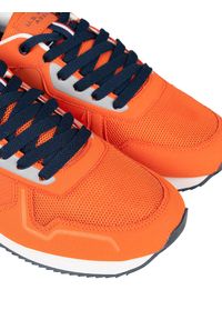 U.S. Polo Assn. Sneakersy "Nobil004" | Nobil004 | Mężczyzna | Pomarańczowy. Kolor: pomarańczowy. Materiał: skóra ekologiczna, materiał. Wzór: aplikacja, nadruk #2
