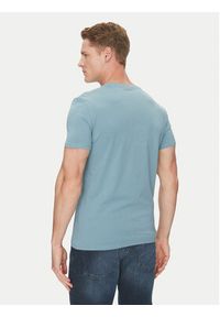 Guess T-Shirt M2YI24 J1314 Niebieski Slim Fit. Kolor: niebieski. Materiał: bawełna