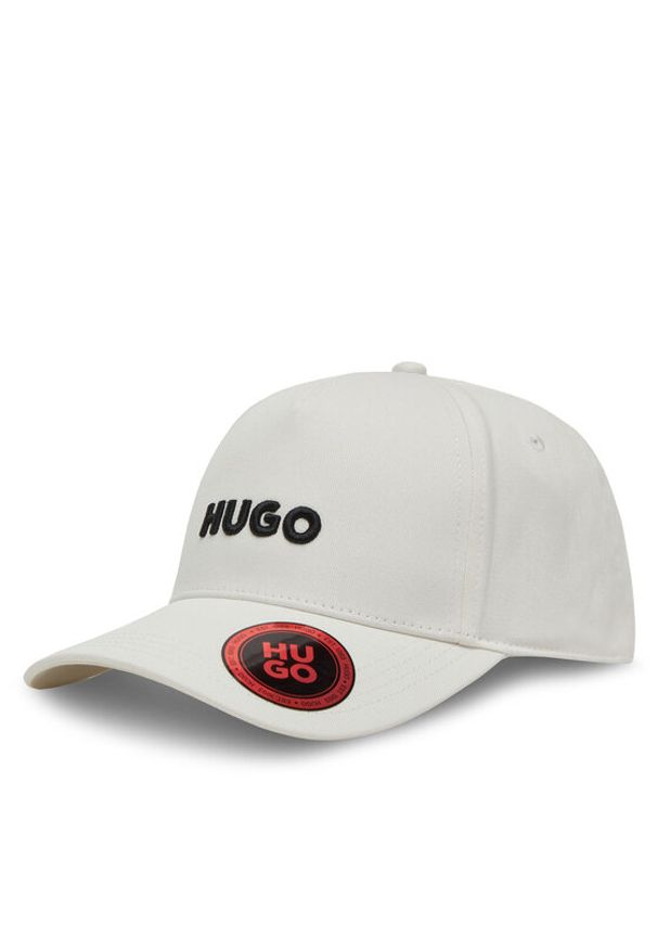 Hugo - HUGO Czapka z daszkiem Jude 50533410 Biały. Kolor: biały. Materiał: materiał, bawełna