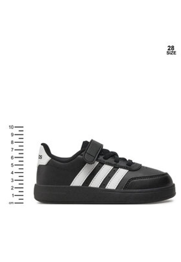 Adidas - adidas Sneakersy Breaknet 2.0 El C IE3793 Czarny. Kolor: czarny. Materiał: skóra