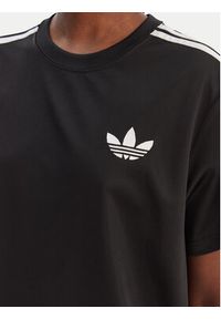 Adidas - adidas T-Shirt Firebird KD5574 Czarny Loose Fit. Kolor: czarny. Materiał: syntetyk #4