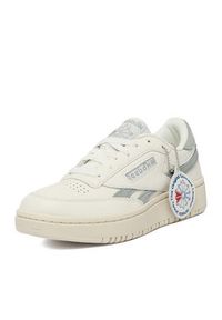 Reebok Sneakersy EO-CLUB C DOUBLE REVENGE 100244645 Écru. Kolor: kremowy. Materiał: skóra. Model: Reebok Club #5