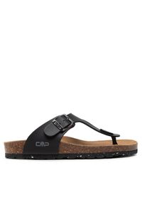 CMP Japonki Eco Mymosa Wmn Flip FLop 3Q91036 Czarny. Kolor: czarny. Materiał: skóra