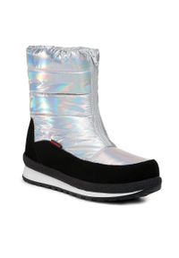 Śniegowce CMP Kids Rae Snow Boots Wp 39Q4964J Silver U303. Kolor: srebrny. Materiał: materiał