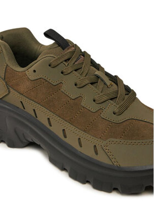 CATerpillar Sneakersy Intruder Lite P726127 Zielony. Kolor: zielony. Materiał: zamsz, skóra
