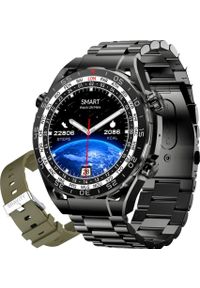 Smartwatch Gravity Zegarek męski SMARTWATCH GRAVITY GT13-7 BK/BK/GN. Rodzaj zegarka: smartwatch