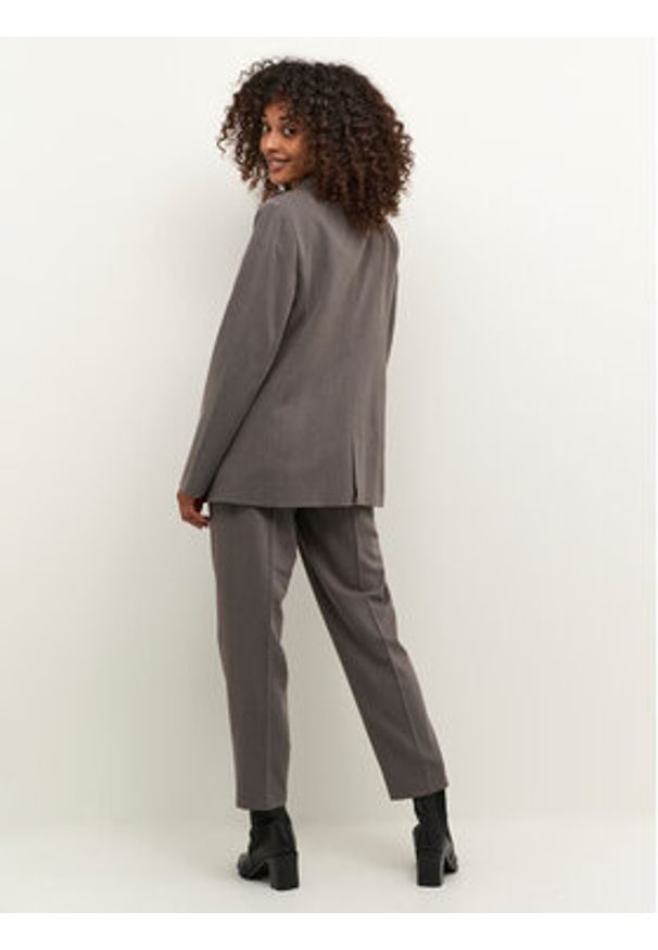 Kaffe Marynarka Sakura 10506684 Szary Regular Fit. Kolor: szary. Materiał: syntetyk