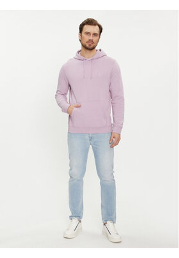 BOSS Bluza Wetalk 50509314 Różowy Regular Fit. Kolor: różowy. Materiał: bawełna