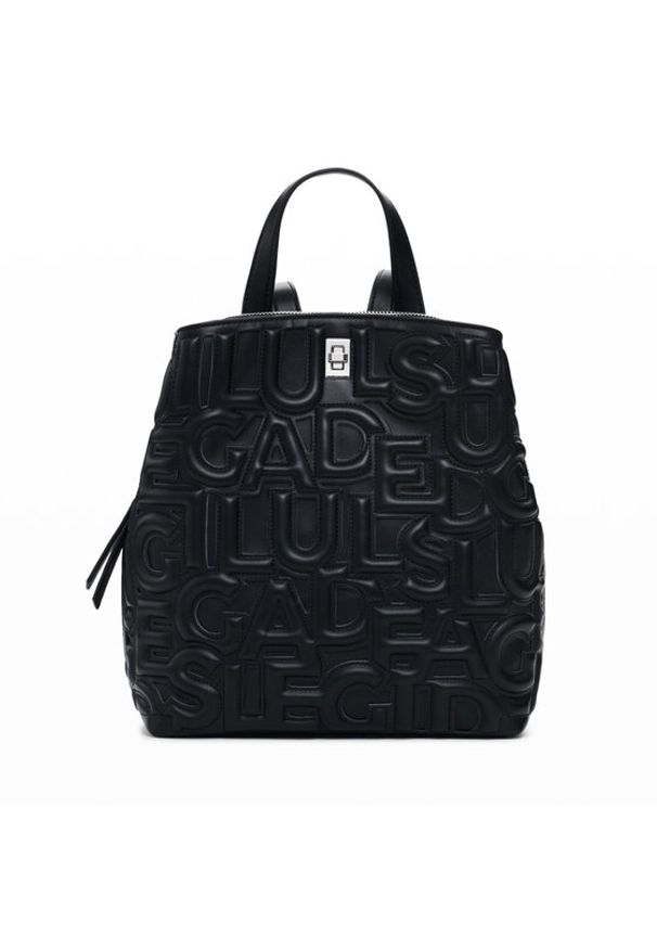 Desigual Plecak Maki 25SAKP47 Czarny. Kolor: czarny. Materiał: skóra