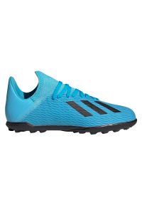 Adidas - Buty dla dzieci do piłki nożnej adidas X 19.3 TF F35357. Materiał: materiał, guma, syntetyk. Szerokość cholewki: normalna. Sport: piłka nożna #1