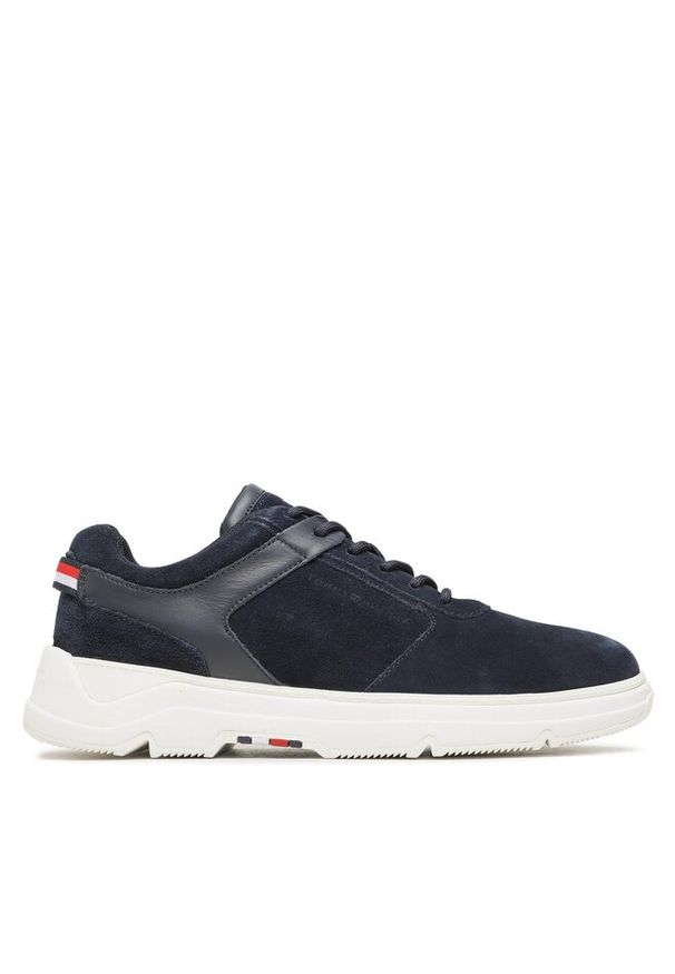 TOMMY HILFIGER - Sneakersy Tommy Hilfiger. Kolor: niebieski