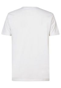 Petrol Industries T-Shirt M-1030-TSR682 Biały Regular Fit. Kolor: biały