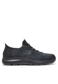 skechers - Skechers Sneakersy Key Pace 232469 BBK Czarny. Kolor: czarny. Materiał: materiał #1