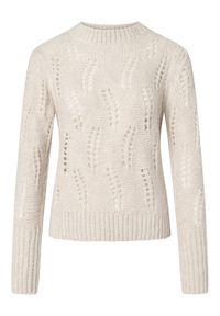 JOOP! Sweter 58 254KN58Kalma 30048461 Beżowy Regular Fit. Kolor: beżowy. Materiał: syntetyk