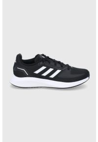 Adidas - adidas buty Runfalcon 2.0 kolor czarny. Nosek buta: okrągły. Zapięcie: sznurówki. Kolor: czarny